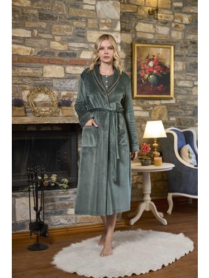 Cossy By Aqua Kadın Yeşil Sabahlık 26389