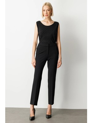 Ekol Beli Lastikli Bol Paça Pantolon 5035