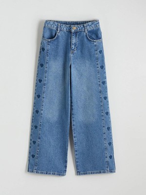 LC Waikiki Wideleg Kız Çocuk Jean Pantolon  (W5)