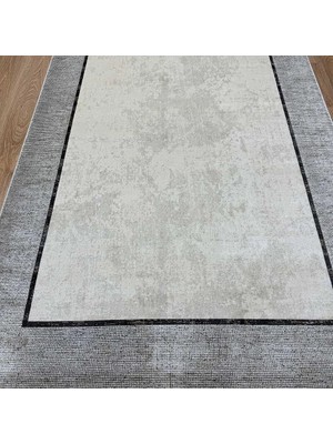 Hoom Rugs Elegant 10512 Krem Gri Üst Segment Salon Halısı