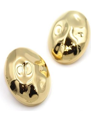 Royaleks Plaka Küpe - Altın