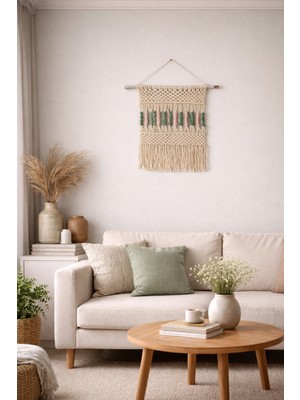 Pitipiti Makrome Tasarım Duvar Süsü-Dekoru