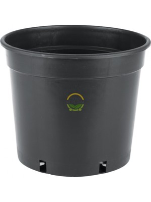 10 Adet Geniş Tabanlı Üretim Saksı 2,5 Litre