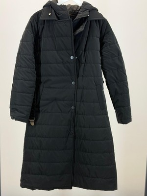 JOOQSTORE Kapüşonlu Kemerli Uzun Şişme Mont