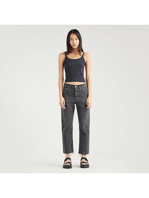 Levi's 501 Crop Kadın Gri Jean 36200-0211