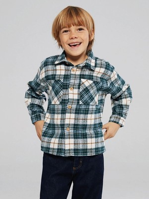 LC Waikiki Ekose Erkek Çocuk Oduncu Gömlek  (W5)