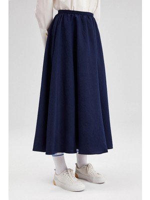 JOOQSTORE Volanlı Kupra Etek