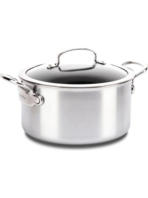 Greenpan Barcelona Evershine 20 cm Tencere | Paslanmaz Çelik | Thermolon™ Infinity Pro Seramik Yüzey | Pfas Içermez | 3,1 L