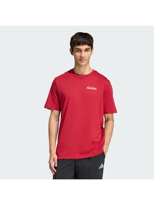 Adidas Sportswear JZ5035 Novelty Bowl Graphıc T-Shırt