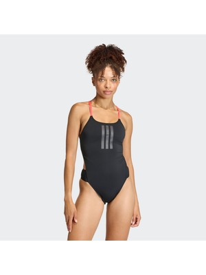 Adidas Performance KE2724 Rıpstream 3-Strıpes Tıe Back Swımsuıt