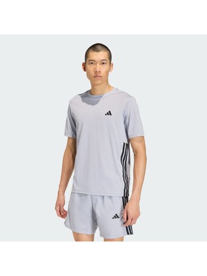 Adidas Performance KC5286 Workout Essentıals Base 3-Strıpes T-Shırt