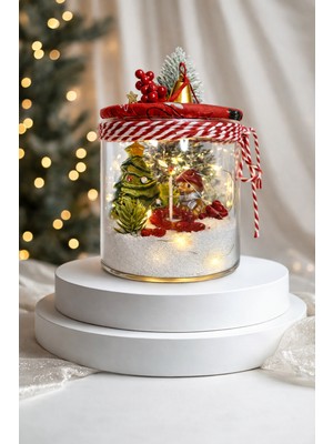 Glowa Yılbaşı Mum Teraryum ,yılbaşı Hediyelik Mum