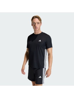 Adidas Performance KA3452 Workout Essentıals Base 3-Strıpes T-Shırt