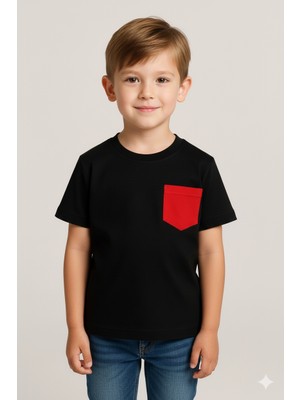 Ropi Erkek Çocuk Yazlık T-Shirt Cepli