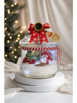 Glowa Büyük Yılbaşı Mum Teraryum ,yılbaşı Hediyelik Mum