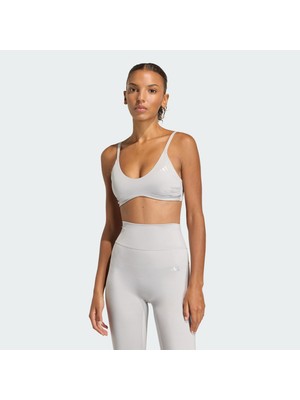 Adidas Performance KF4604 Optime Essentials Workout Shine Light Support Bra