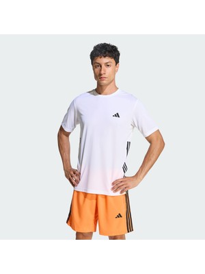 Adidas Performance KD0699 Workout Essentıals Base 3-Strıpes T-Shırt