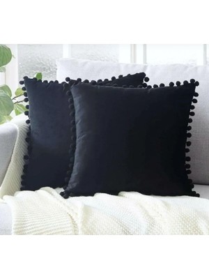 urfakent bilişim ve medya danışmanlık 2'li Ponponlu Kırlent Kılıf Seti 40 x 40
