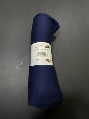 Penye Şal Lacivert-Üçgül