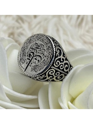 Canka Felak Suresi Gümüş Erkek Yüzük