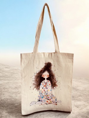 Kiana Dükkan Gabardin Bez Çanta / Tote Bag – Daydreamer