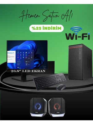 Dagmor 400W BN2015086 H110 Anakart Intel I5 6 32GB Ddr4 500GB M2 Nvme 23.8' Monitör Wifi Full Set