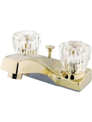 Storemax KB102B Columbia Merkez Seti Pirinç Pop-Up'lı Lavabo Bataryası, 3-5/8-Inç, Parlak Pirinç