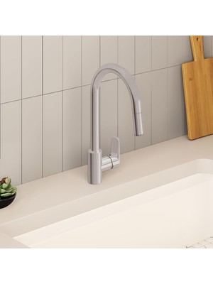 Storemax Shift T20 A43678 Eviye Bataryası, C Tipi, Pull-, Krom