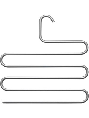 Storemax Dolap Içi 5 Kat Katlı Pantolon Eşarp Şal Askısı, Çok Renkli, Medium