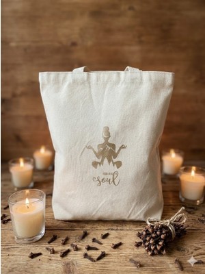 Kiana Dükkan Gabardin Bez Çanta / Tote Bag – Spirit Land - Soul