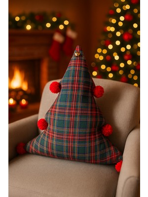 Giftpillowss Yılbaşı Temalı Yeşilçam Ağacı Kırlent