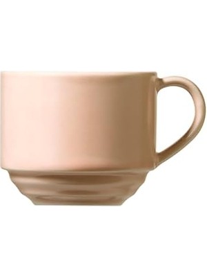 Storemax Porselen New Tuvana 12 Parça 6 Kişilik Kahve Takımı, Pembe