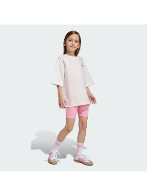 Adidas Originals KE2345 Cycling Shorts And Tee Set Kids