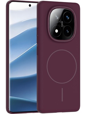 Egstech Xiaomi Redmi Note 14 Pro Plus Kılıf Kablosuz Şarj Ince Magsafe Manyetik Özellikli Elinizden Kaymaz Pürüzsüz Premium Kılıf