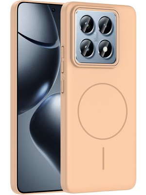 Egstech Xiaomi 14T Pro Kılıf Kablosuz Şarj Ince Magsafe Manyetik Özellikli Elinizden Kaymaz Pürüzsüz Premium Kılıf