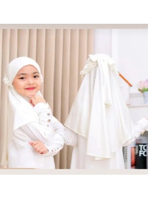 Kız Çocuk Ithal Pratik Hazır Kolay Baş Örtüsü Eşarp Şal Bone Likralı Hijab Hediyelik