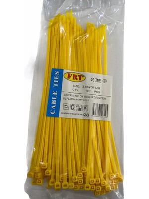 Verto Frt Sarı 3,6X200 Kablo Bağı