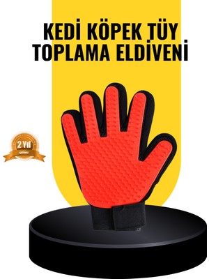 Verto Kedi ve Köpekler Için Tüy Toplama Eldiveni – Yumuşak Silikonlu Masaj Eldiveni