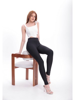 Kore Dalgıç Taş Detaylı Tayt