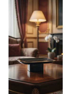 Montdekor El Yapımı Mermer Taşlı Tabak