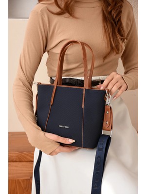 Just Polo Kadın Günlük Kullanıma Uygun Büyük Boy Baskılı Ayarlanabilir Askılı Şık El & Omuz Çantası