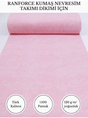 Fabricstown Ranforce Kumaş Nevresim Dikimi Için – %100 Pamuk, 240 cm × 100 Cm, Mermer Desen V-49