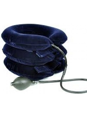 Shoplaza Şişirilebilir Pompalı Ortopedik Boyun ve Seyahat Yastığı