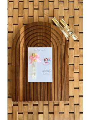 Denimay Hediyelik Isme Özel 1 Yaş Doğum Günü Hediyeliği – Hoşgeldin - Cam Kolonya Şişesi 10’lu Set