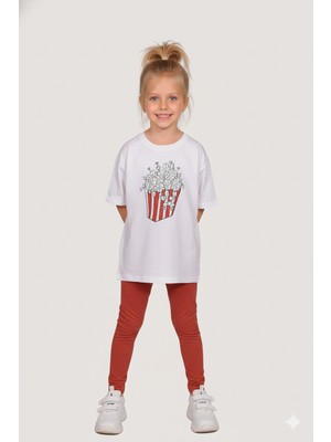 Ropi Kız Çocuk Tişört ve Tayt Takımı