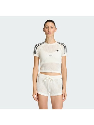 Adidas Originals KE0200 Knıtted Crochet Calı Tee
