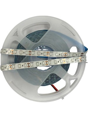 Powerr Led Aydınlatma 12 Volt 8 mm 2835 Smd Mavi Iç Mekan 120 Ledli 5 Metre Şerit LED