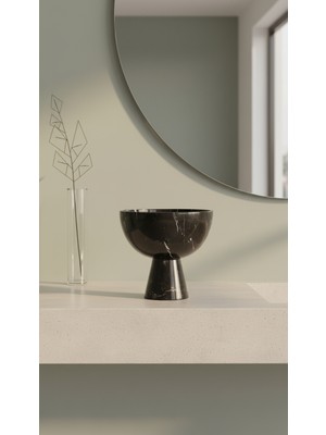 Montdekor El Yapımı Mermer Taşlı Kase