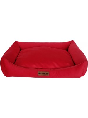Yumuşak Köpek Yatağı Tay Tüyü x Large Kırmızı 80*100 cm