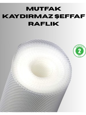 Verto Kaydırmaz Şeffaf Raflık Çekmece Örtüsü 45X300 cm